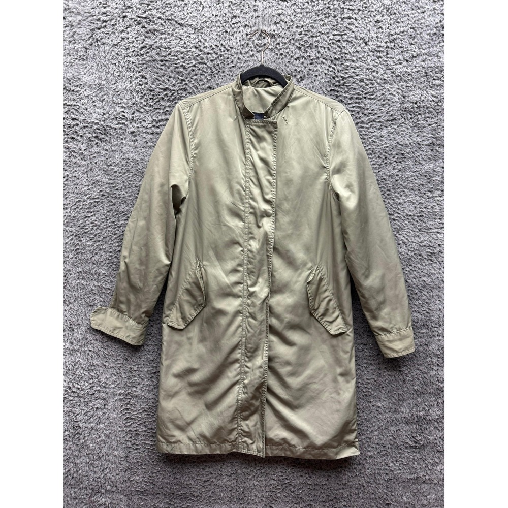 Filippa K Relaxed Fit Full Zip Parka Coat Jacket Sage Green Womens Size XS